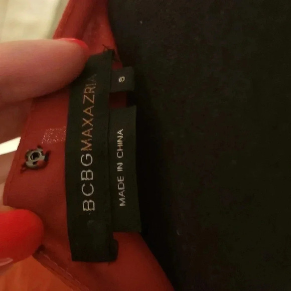 Bcbg Maxazaria silk backless dress size 8 - Picture 4 of 4